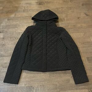 Calvin Klein Women’s Jacket, removable hood, full zipper and buttons, pockets